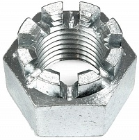 Гайка корончатая